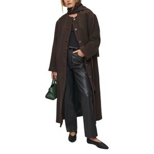 Reformation Asher Coat - Nutella / Size M